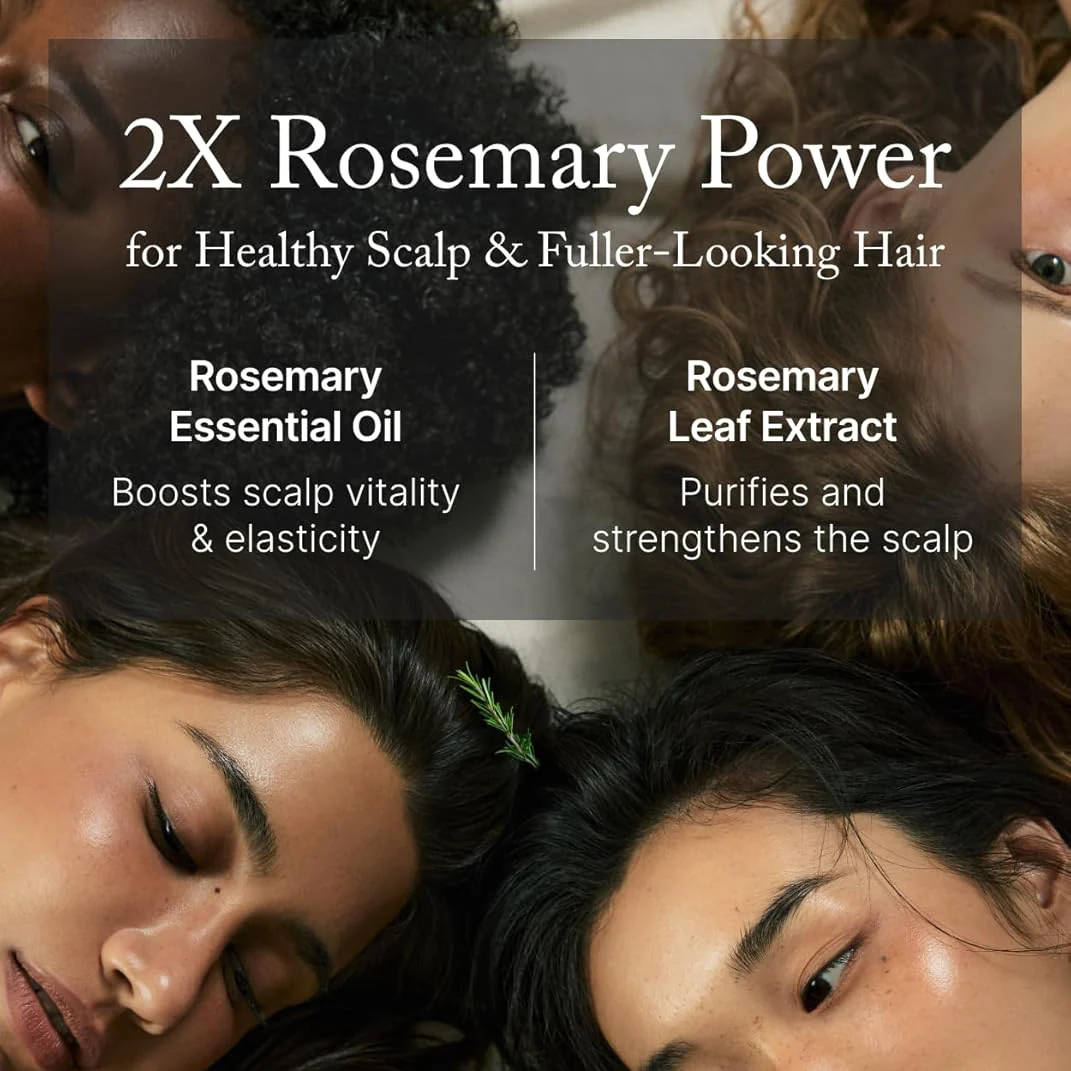 AROMATICA Rosemary Scalp Scaling Shampoo 400ml - Image 3