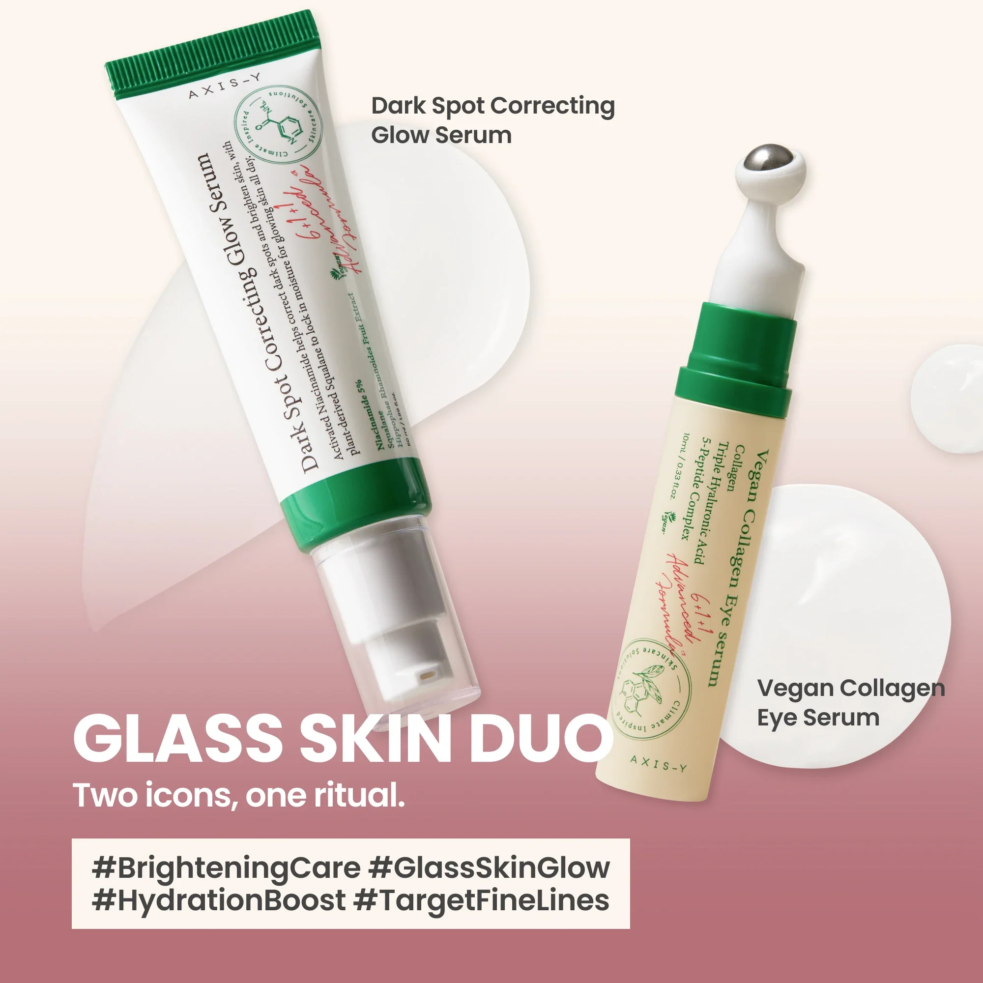 AXIS-Y Glass Skin Duo Set (Glow Serum+Eye Serum) - Image 4