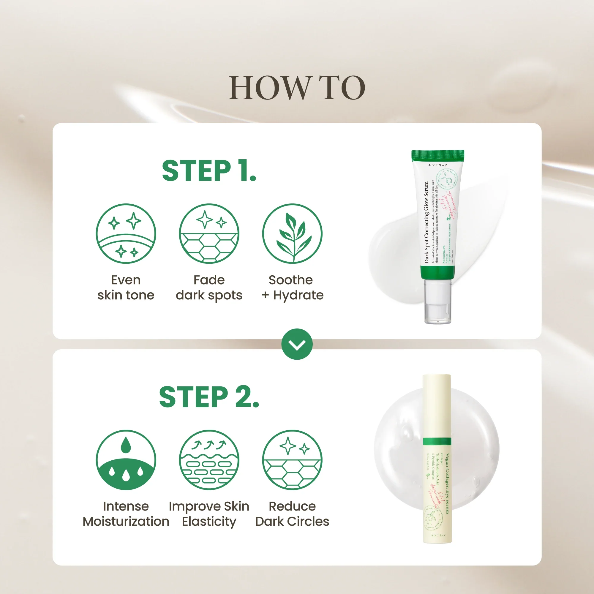 AXIS-Y Glass Skin Duo Set (Glow Serum+Eye Serum) - Image 7
