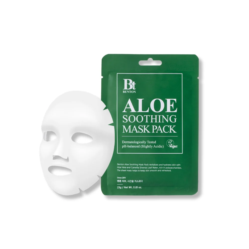 BENTON Aloe Soothing Mask Pack (10ea) - Image 3