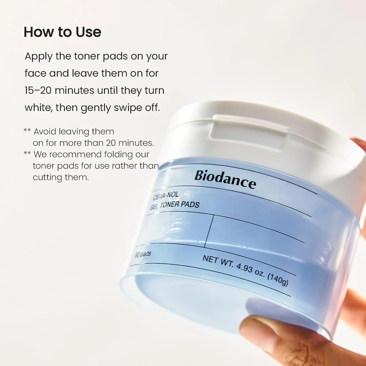 BIODANCE Cera-nol Toner Pads (60pads) - Image 8
