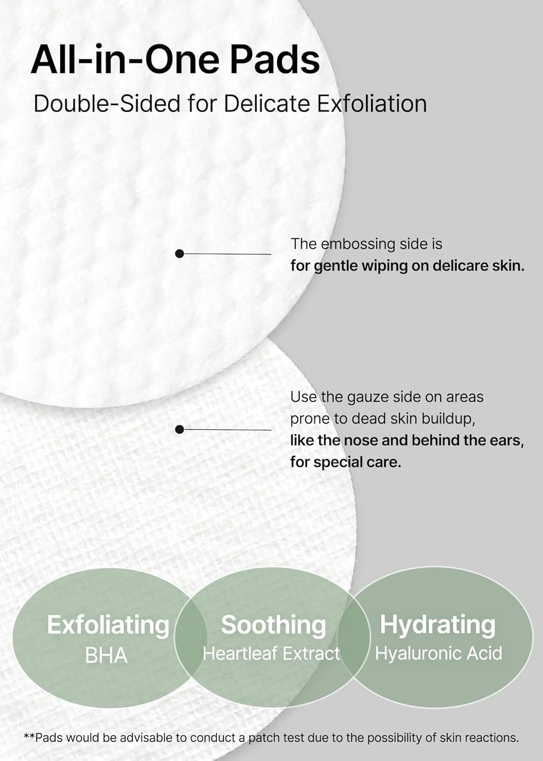CELIMAX Heartleaf BHA Peeling Pad (60pads) - Image 4