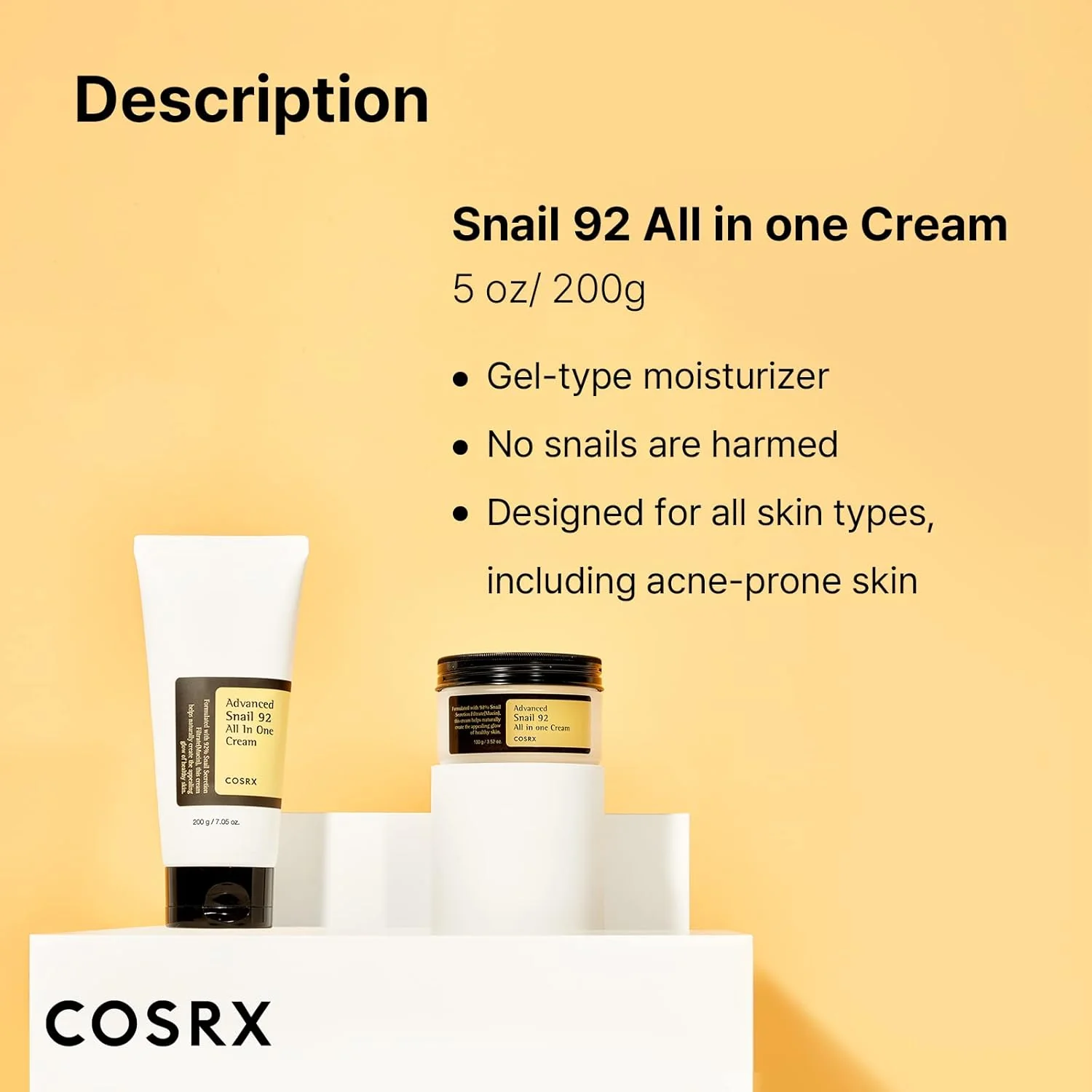 COSRX Advanced Snail 92 All in one cream_Tube 50g - Image 7