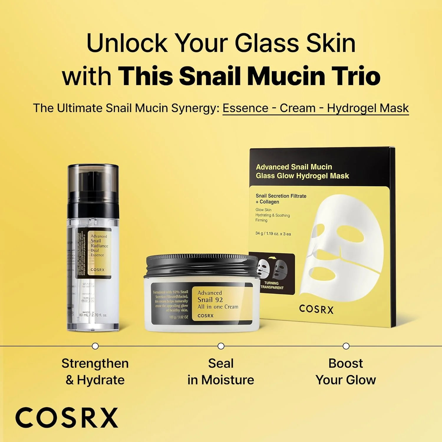 COSRX Advanced Snail Radiance Dual Essence 80ml - Image 7