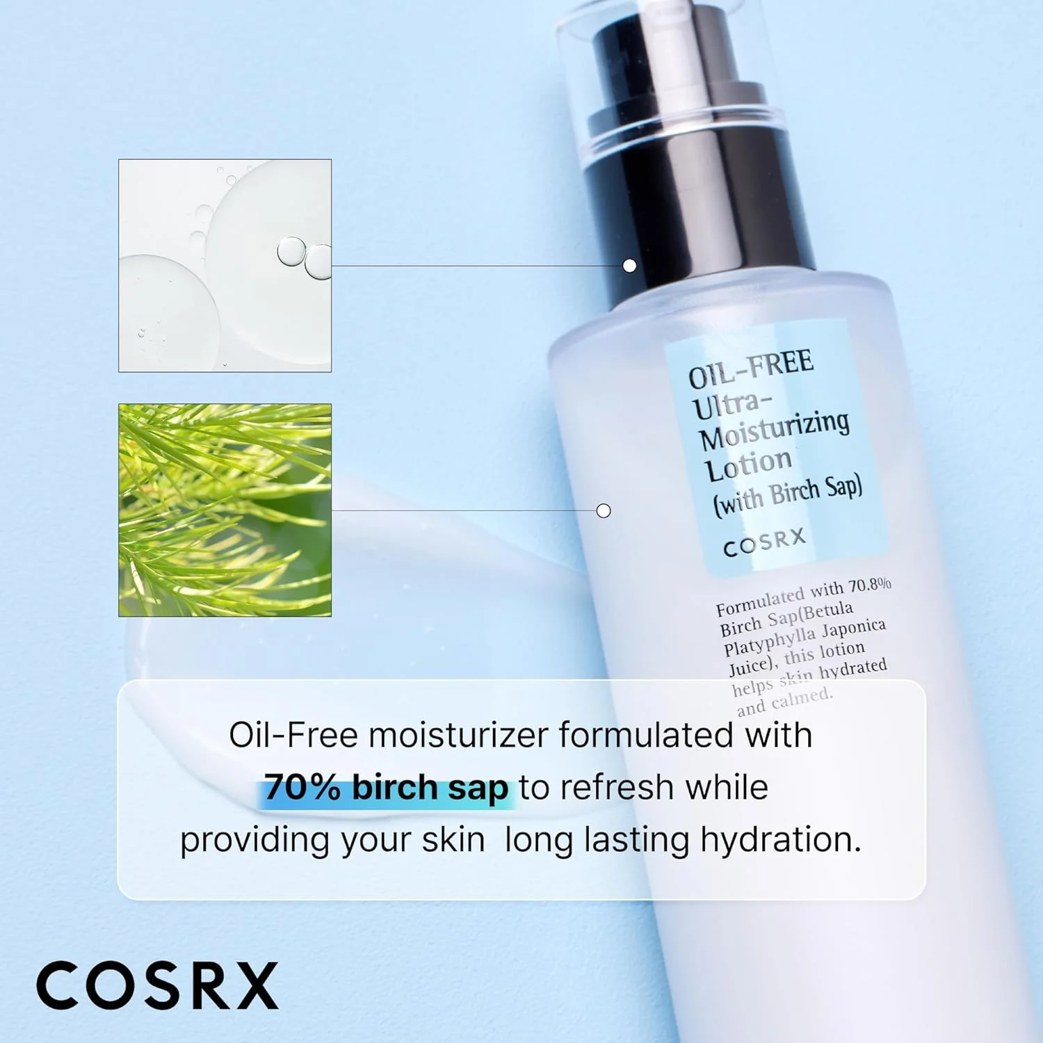 COSRX Oil Free Ultra Moisturizing Lotion 100ml - Image 4
