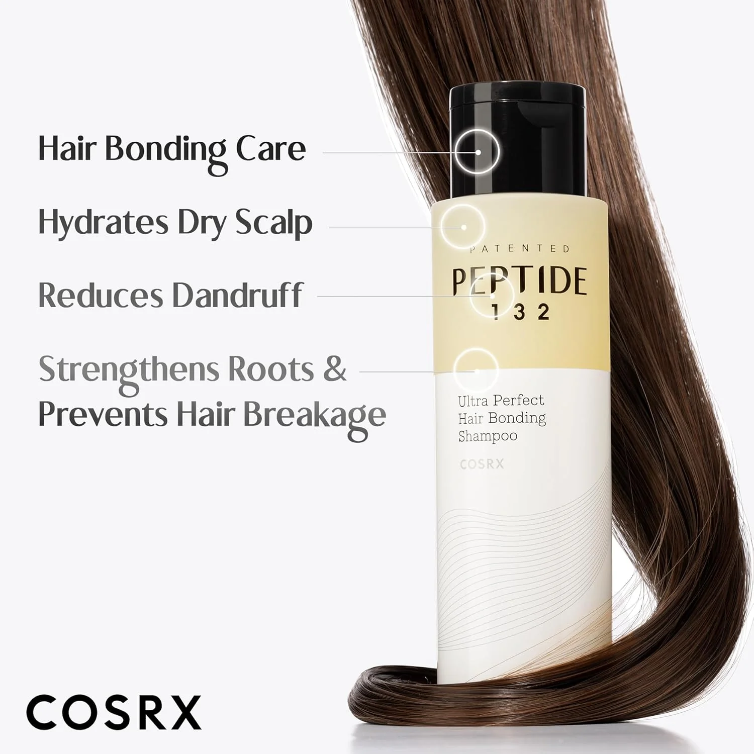 COSRX Peptide-132 Ultra Perfect Hair Bonding Shampoo 200ml - Image 4