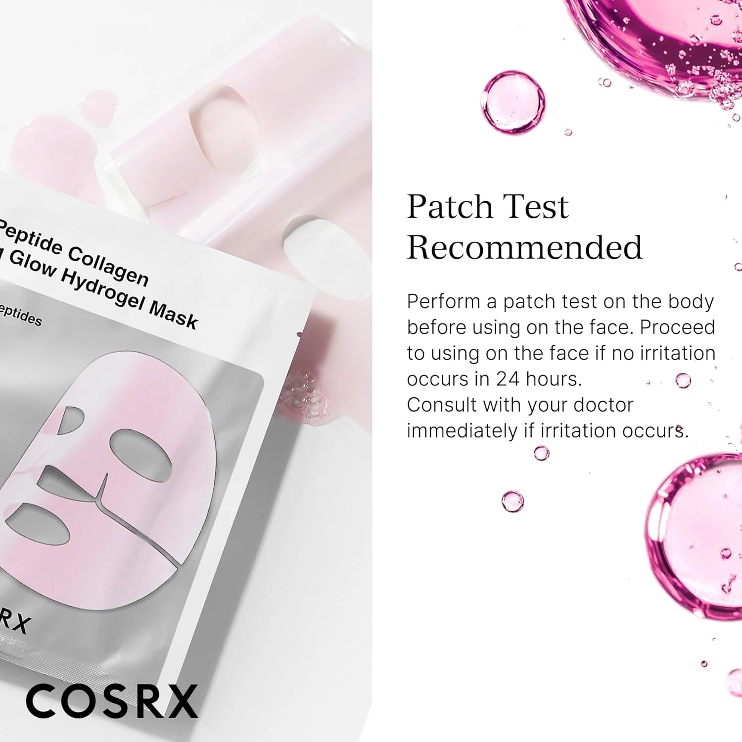 COSRX Peptide Collagen Glow Hydrogel Mask (3ea) - Image 10