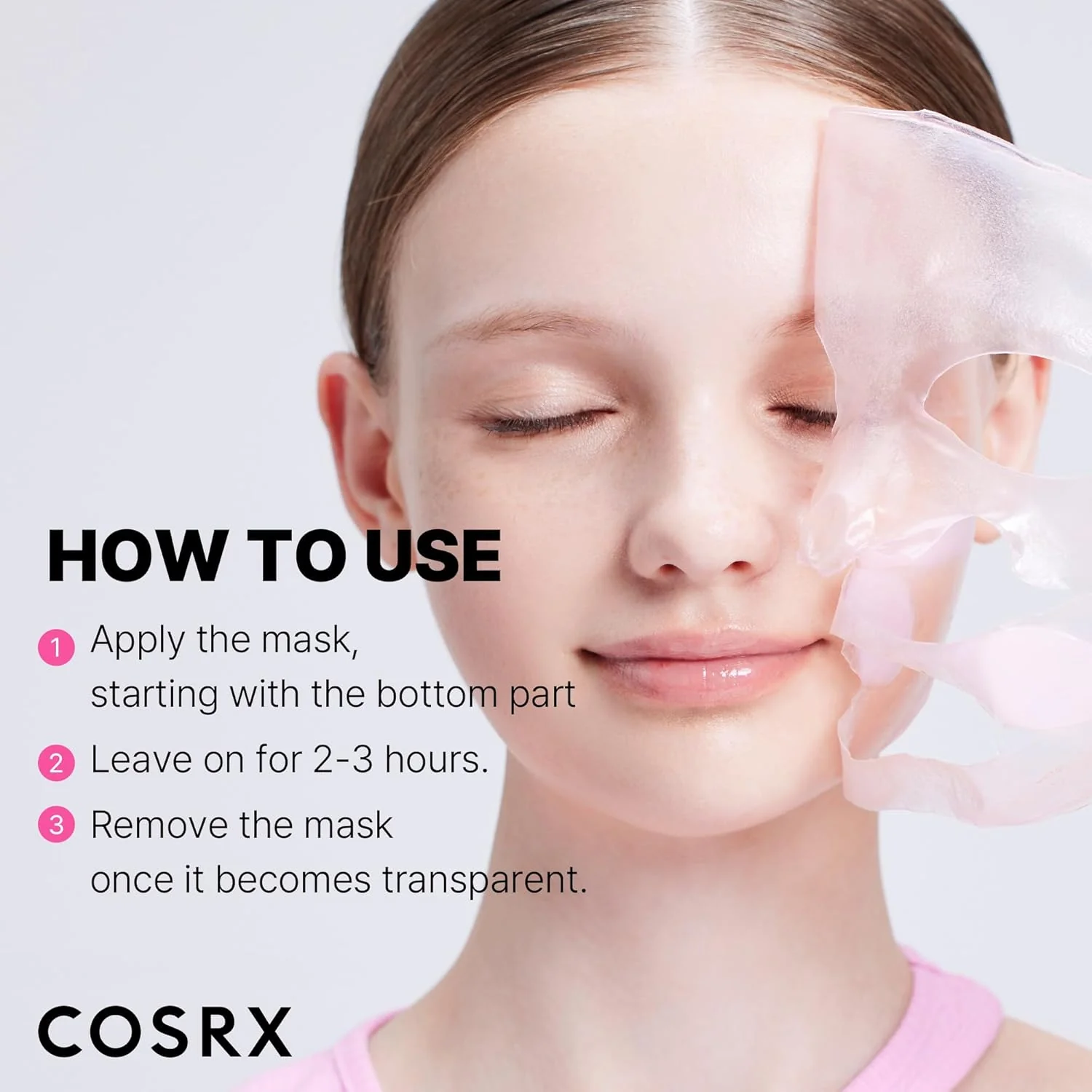 COSRX Peptide Collagen Glow Hydrogel Mask (3ea) - Image 9