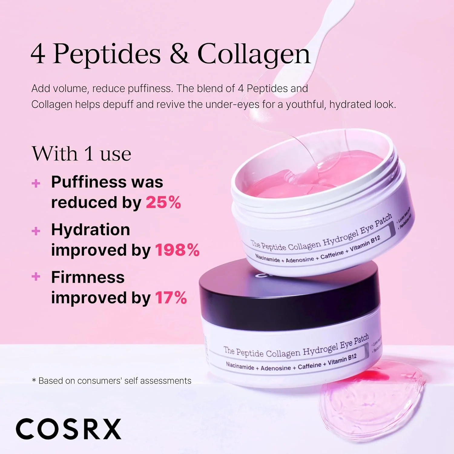 COSRX The Peptide Collagen Hydrogel Eye Patch (60 Patches) - Image 3