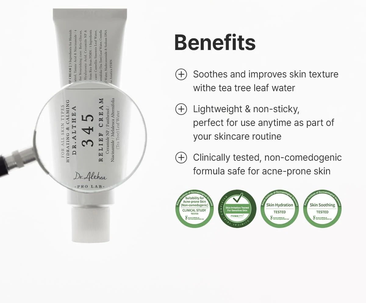DR.ALTHEA 345 Relief Cream 50ml - Image 3