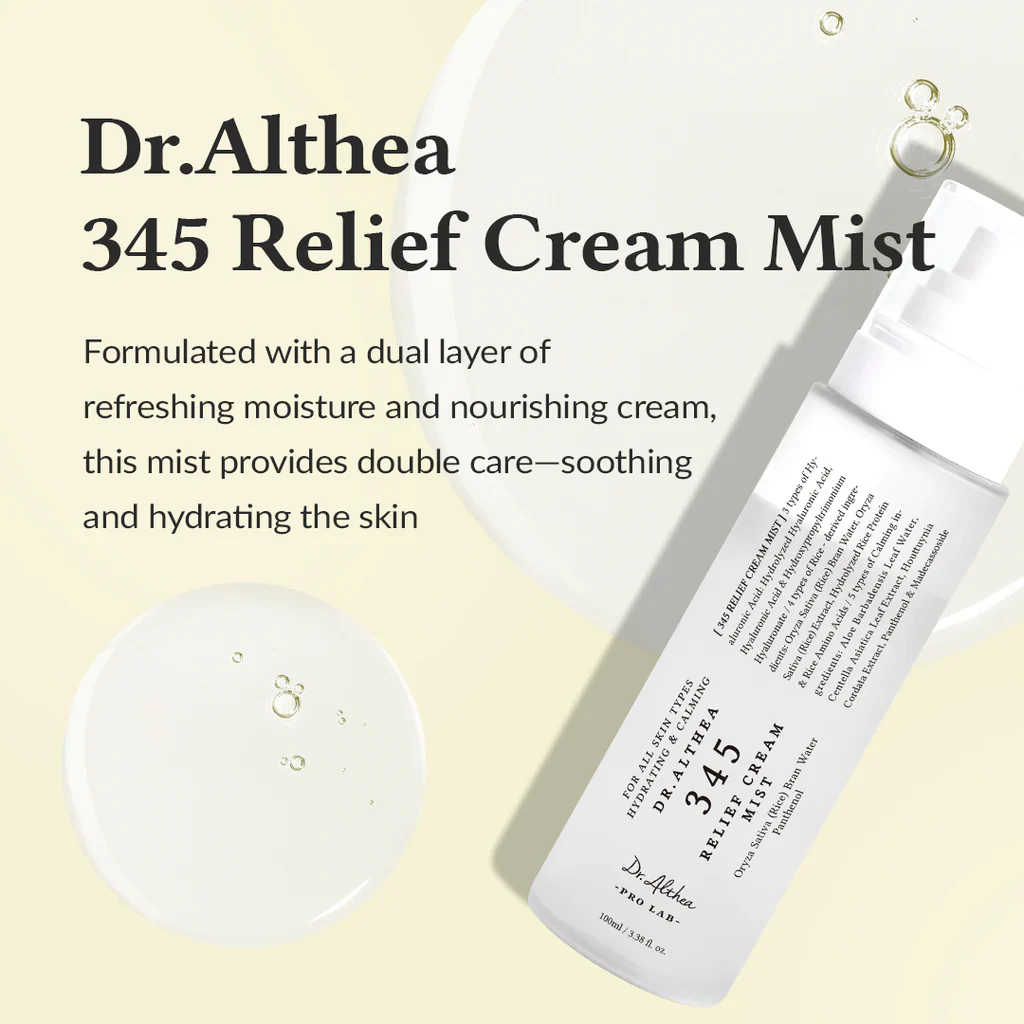 DR.ALTHEA 345 Relief Cream Mist 100ml - Image 2
