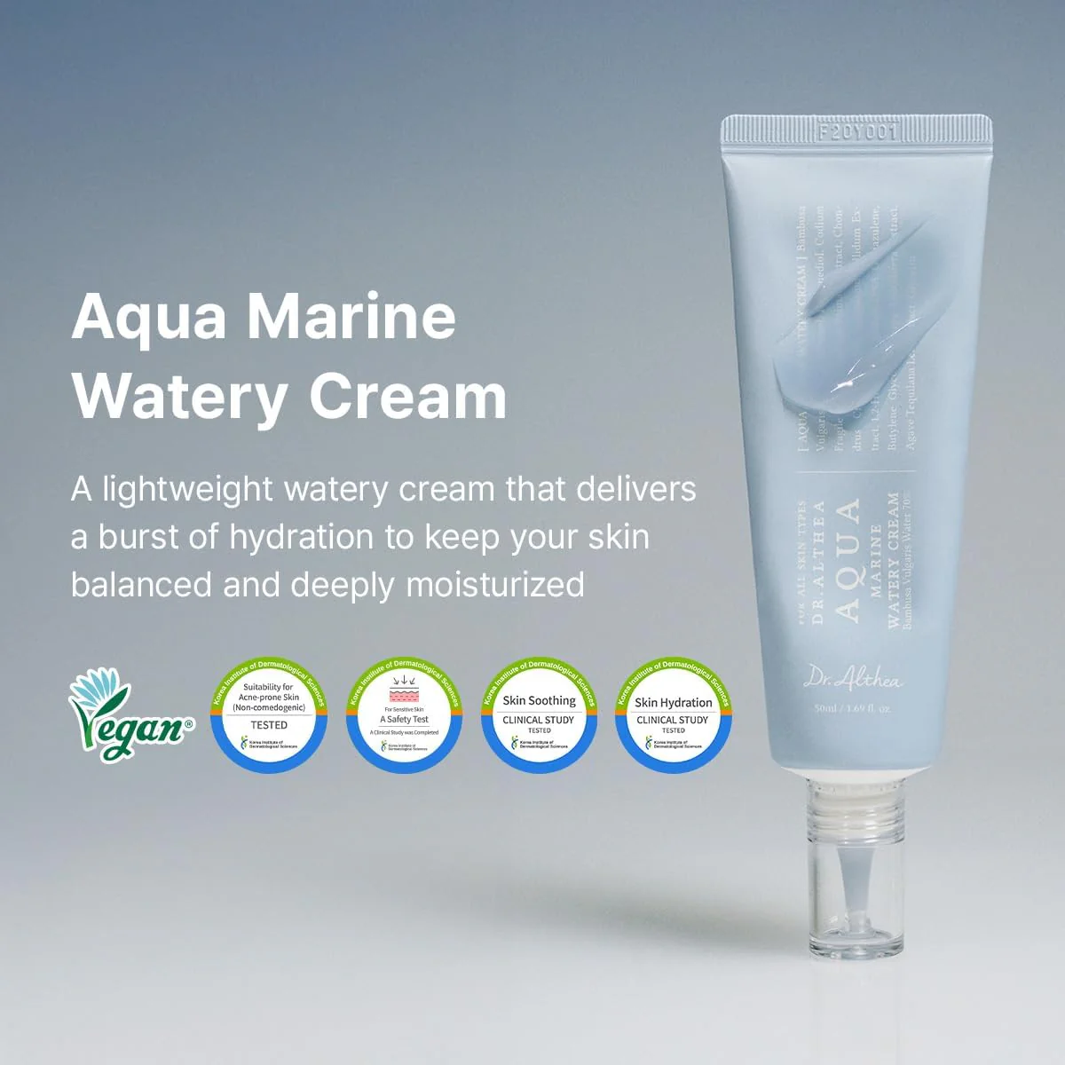 DR.ALTHEA Aqua Marine Watery Cream 50ml - Image 2