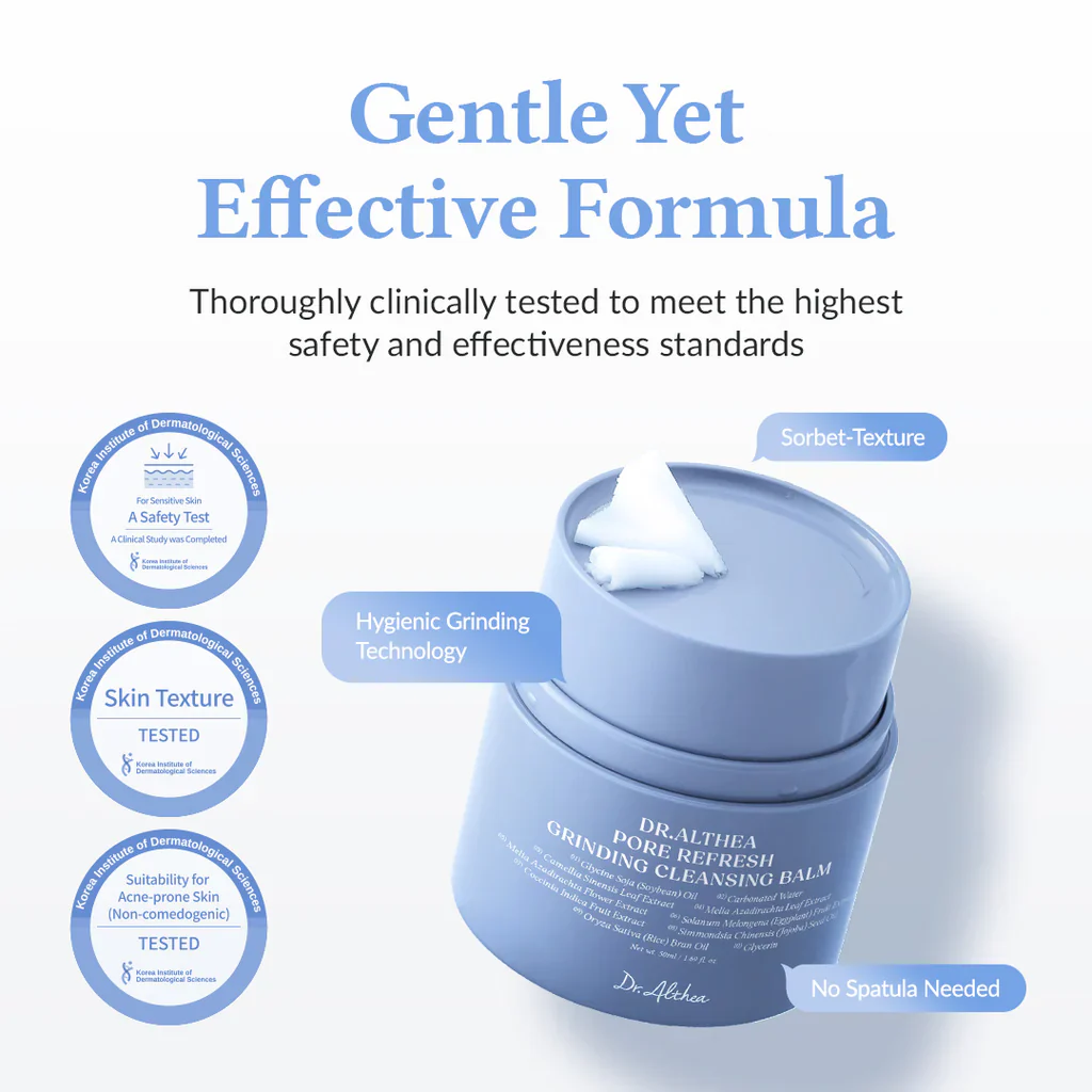 DR.ALTHEA Pore Refresh Grinding Cleansing Balm 50ml - Image 6