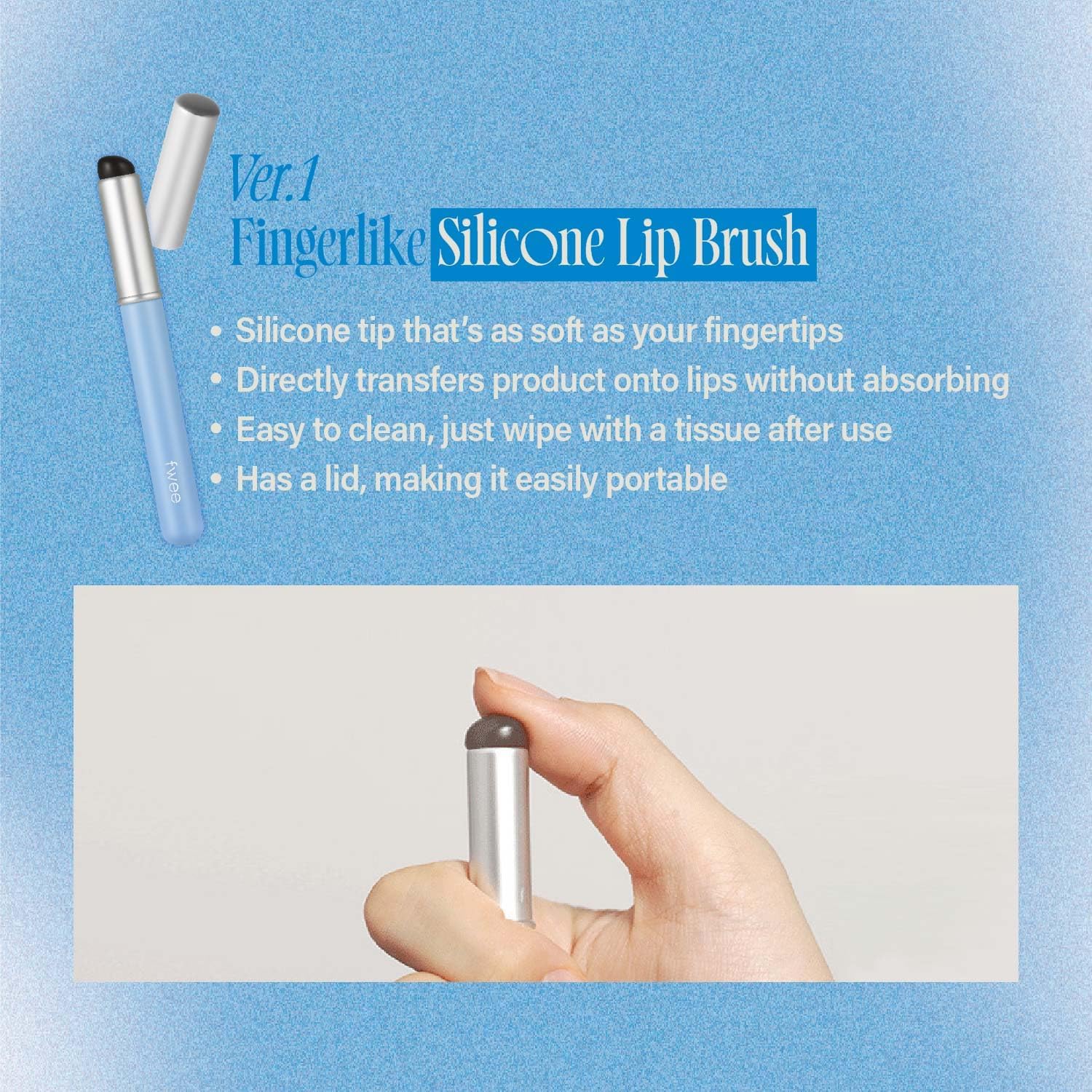 FWEE Fingerlike Silicone Lip Brush - Image 4