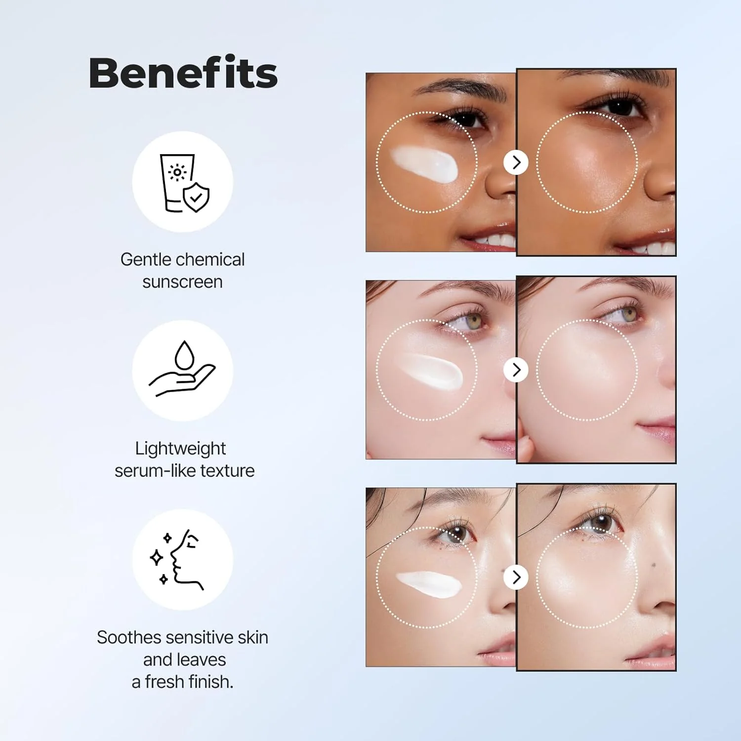ISNTREE Hyaluronic Acid Fresh Sun Serum 50ml - Image 4