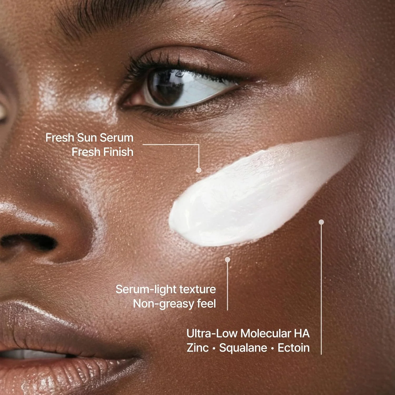 ISNTREE Hyaluronic Acid Fresh Sun Serum 50ml - Image 5