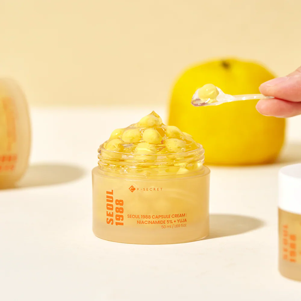 K-SECRET Capsule Cream : Niacinamide 5% + Yuja 50ml - Image 5