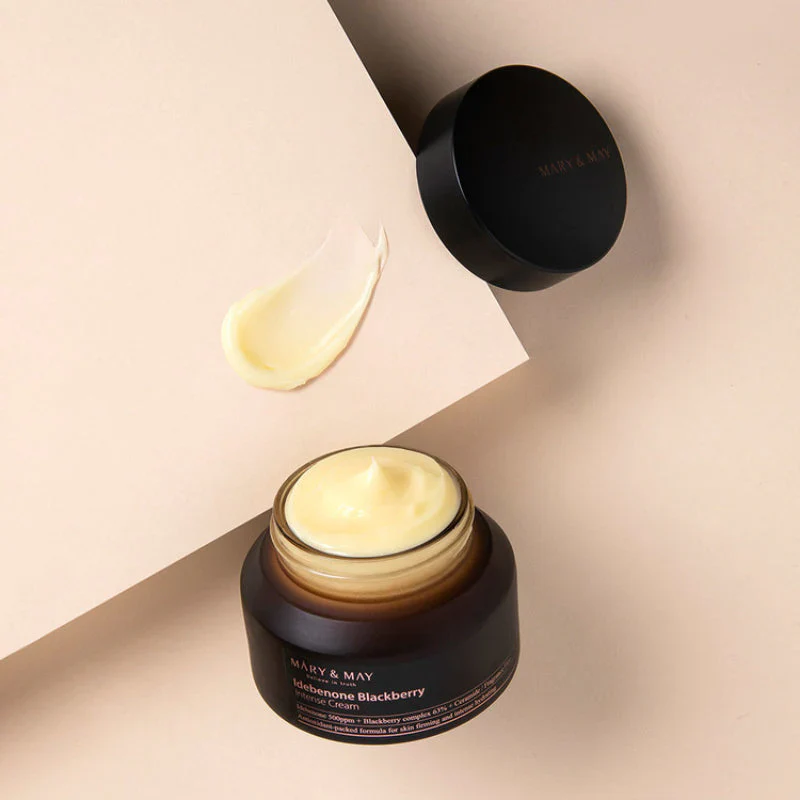 MARY & MAY Idebenone + Blackberry Complex Intensive Total Care Cream 70g - Image 3