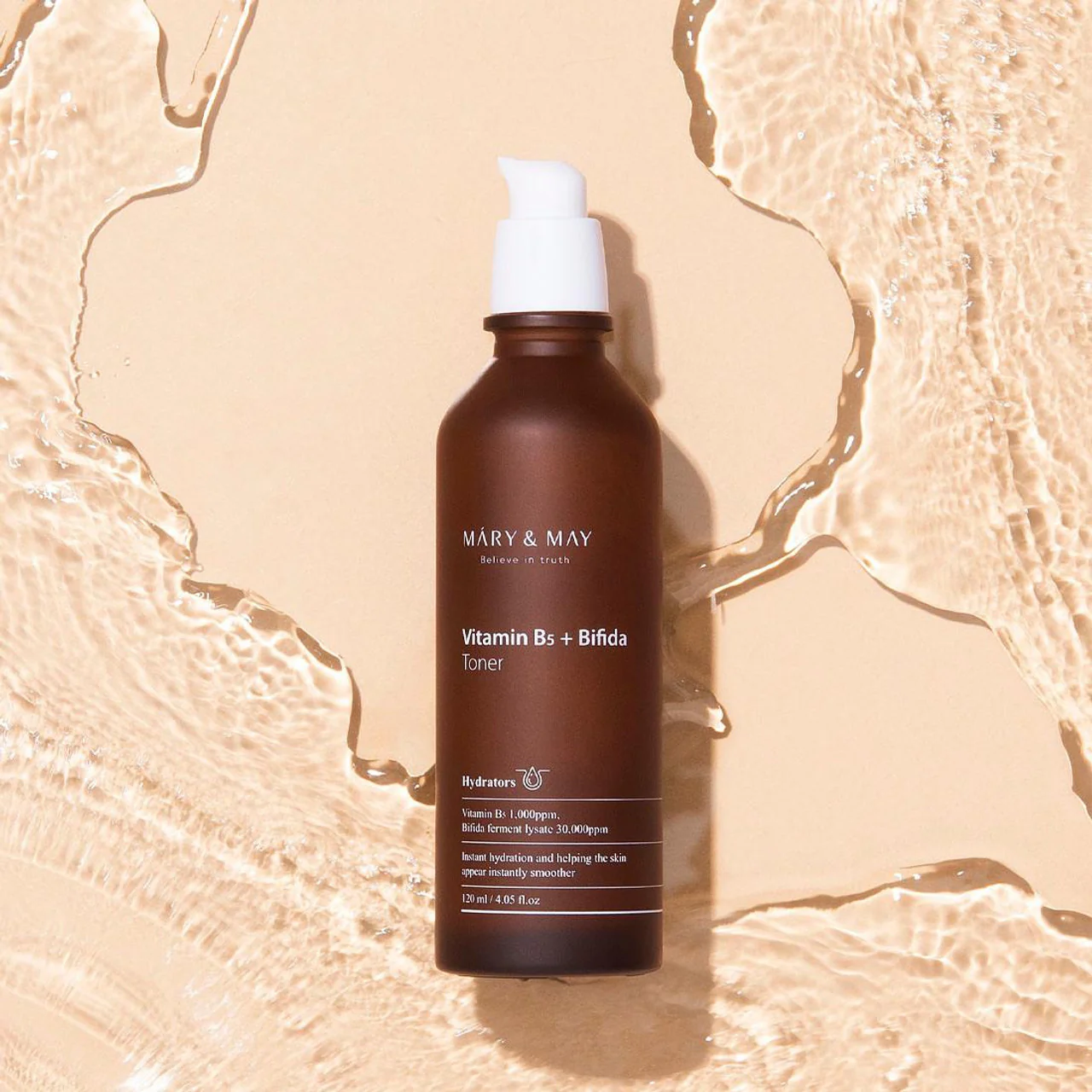 MARY & MAY Vitamin B5 + Bifida Toner 120ml - Image 3