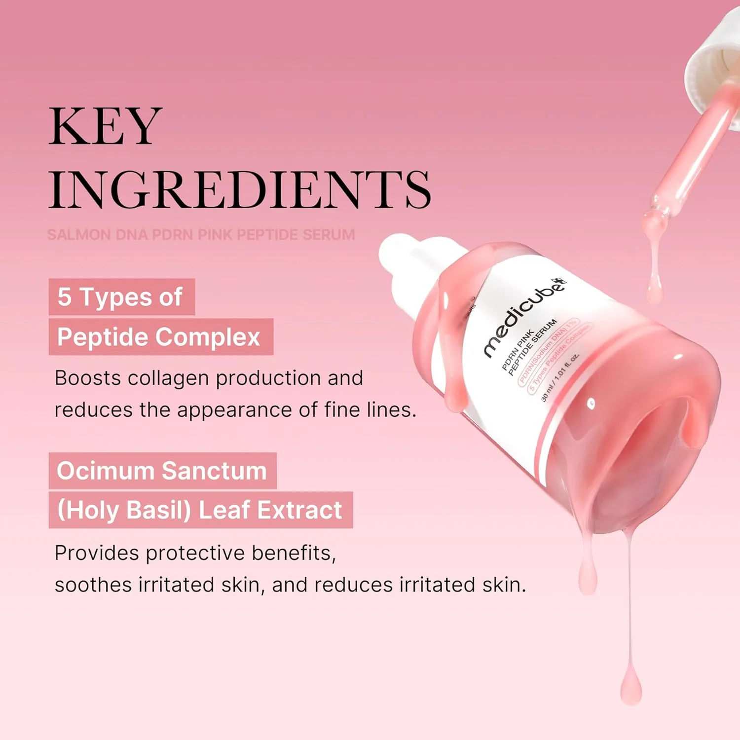 MEDICUBE PDRN Pink Peptide Serum 30ml - Image 5
