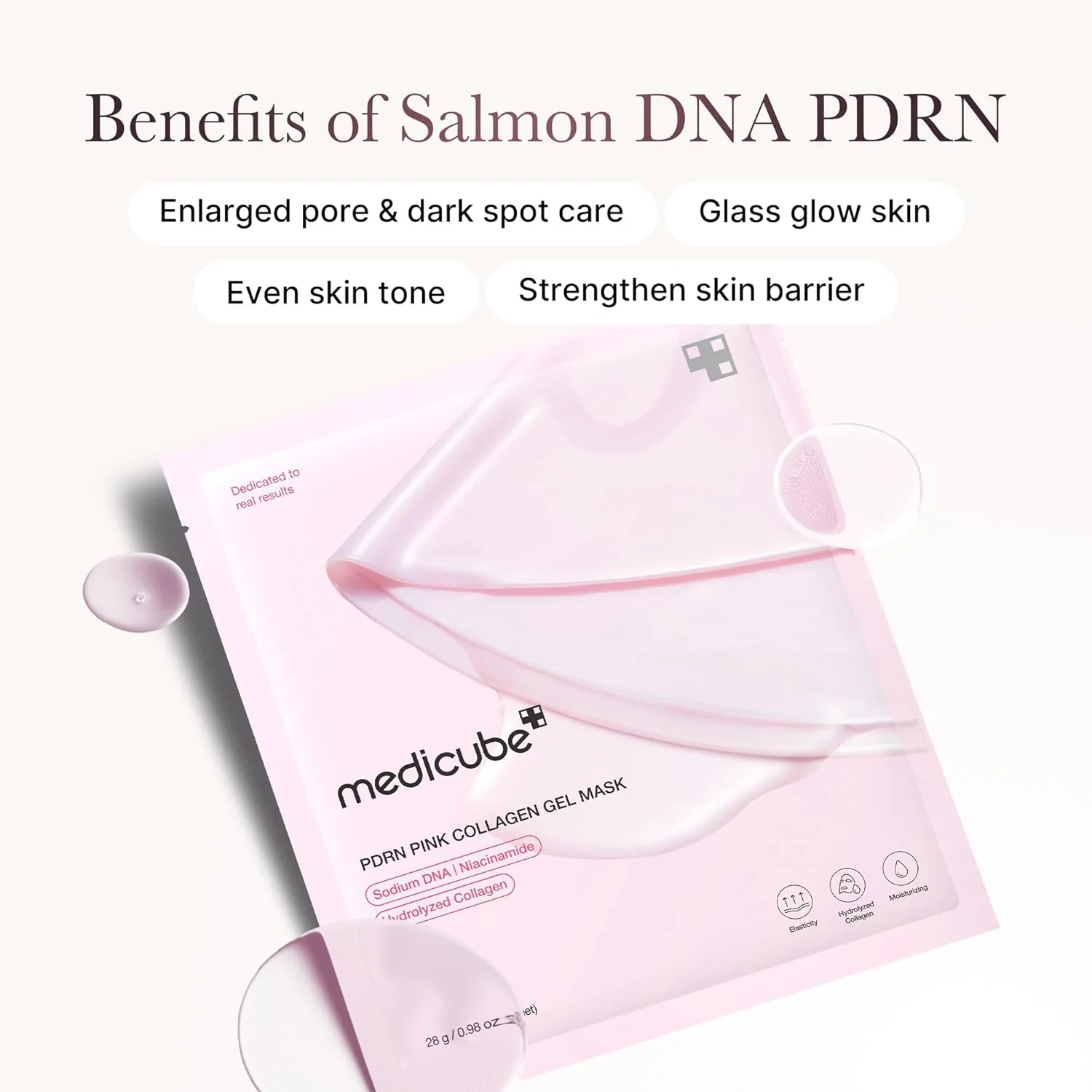 MEDICUBE PDRN Pink Collagen Gel Mask (1ea) - Image 5