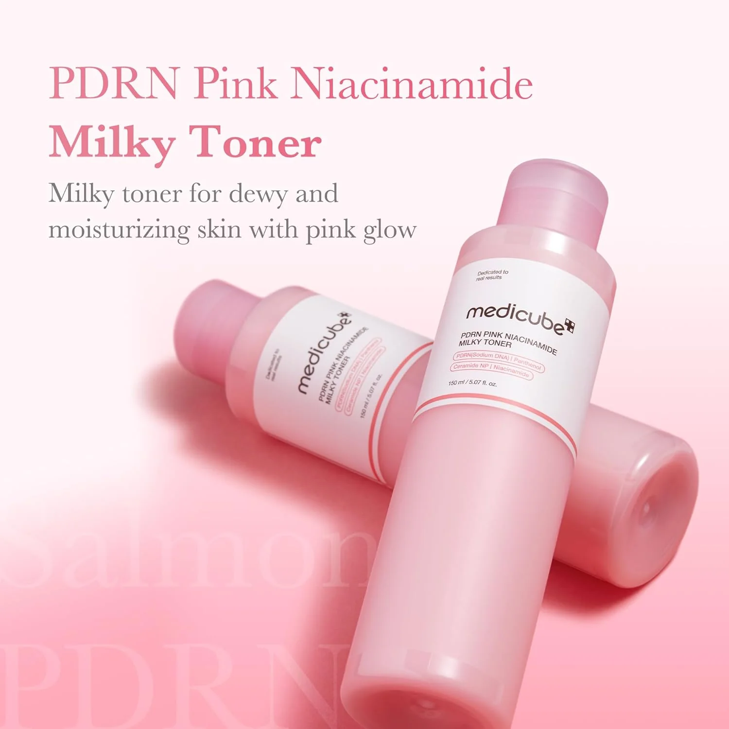 MEDICUBE PDRN Pink Niacinamide Milky Toner 150ml - Image 2