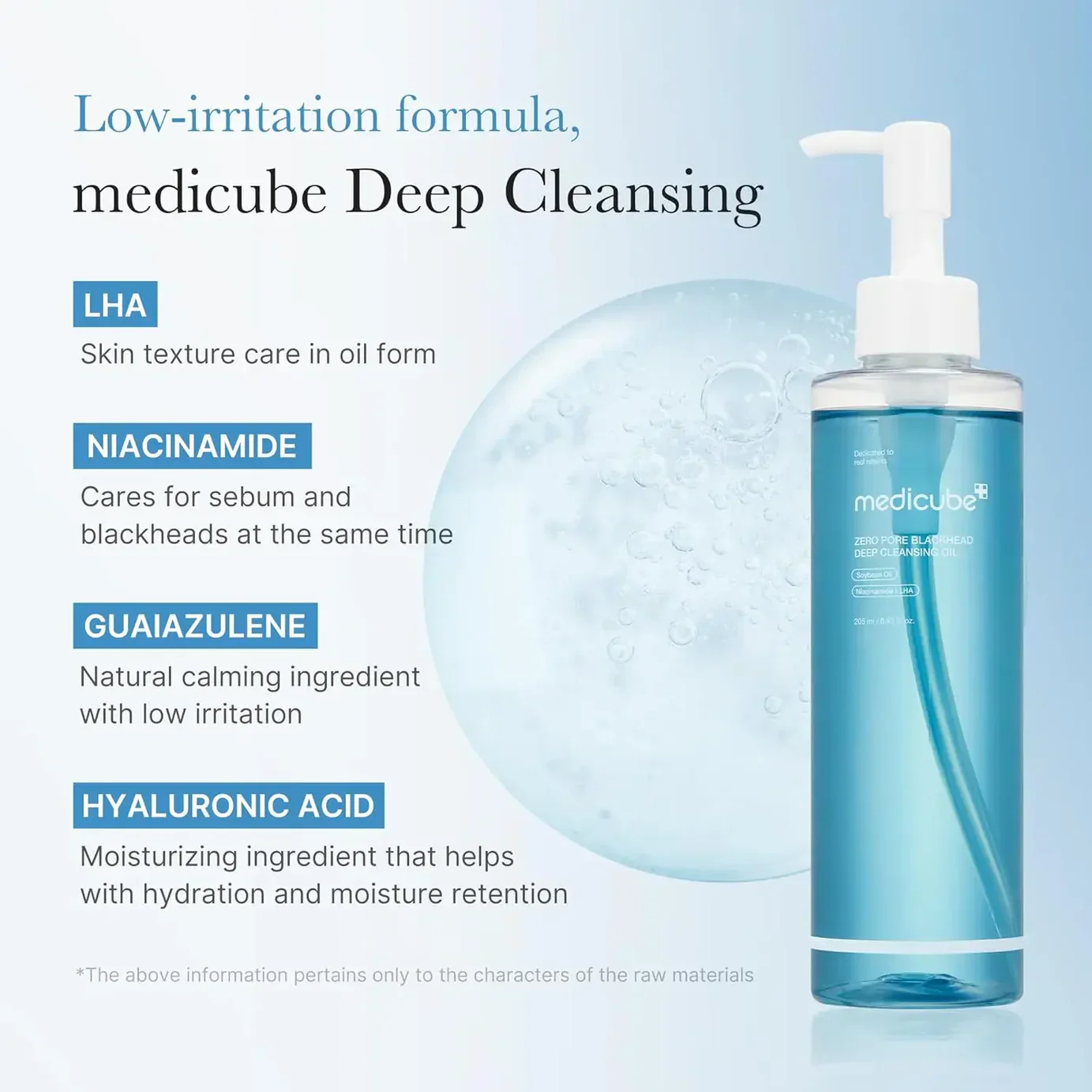MEDICUBE Pore Blackhead Deep Cleansing Oil 205ml - Image 5