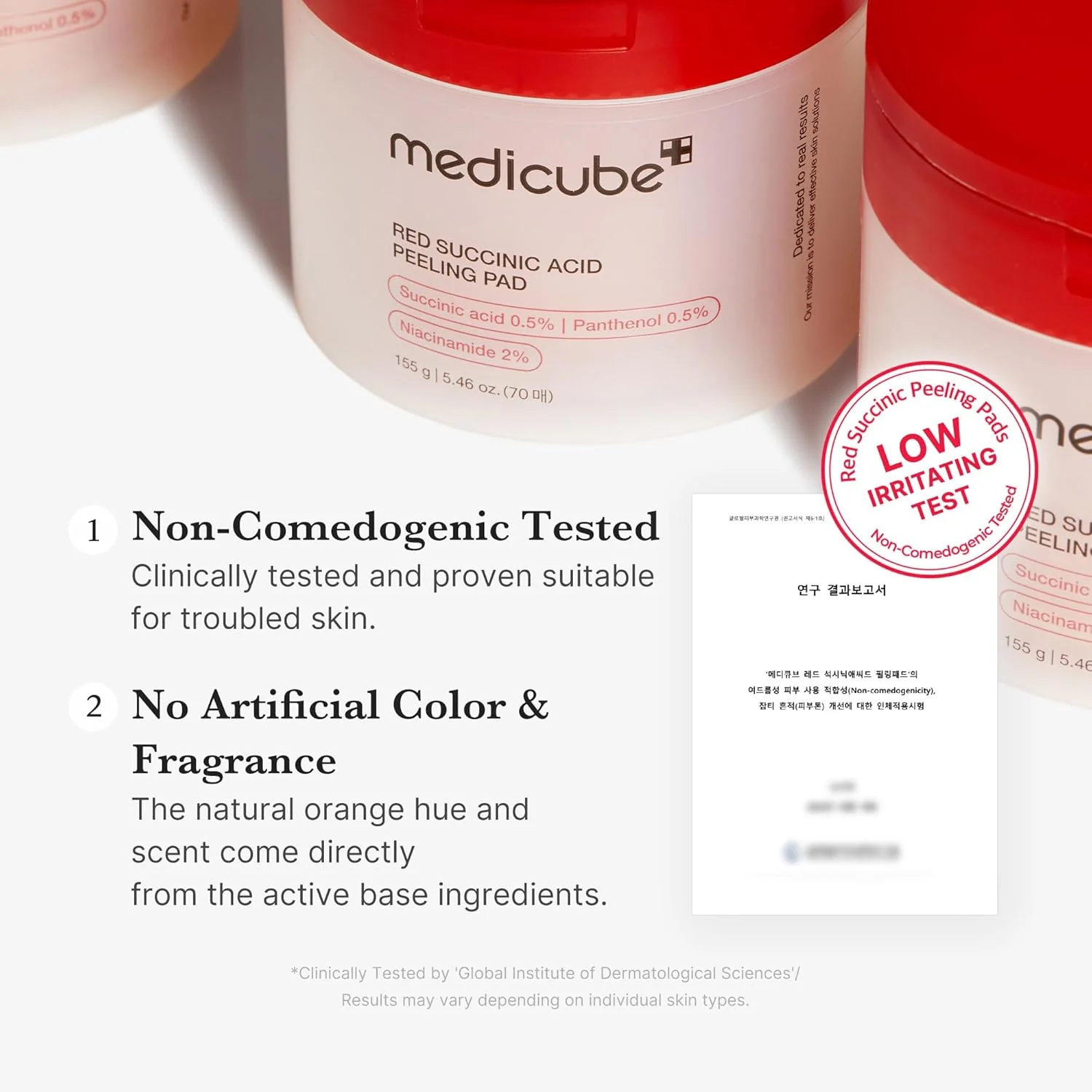 MEDICUBE Red Succinic Acid Peeling Pad (70pads) - Image 6