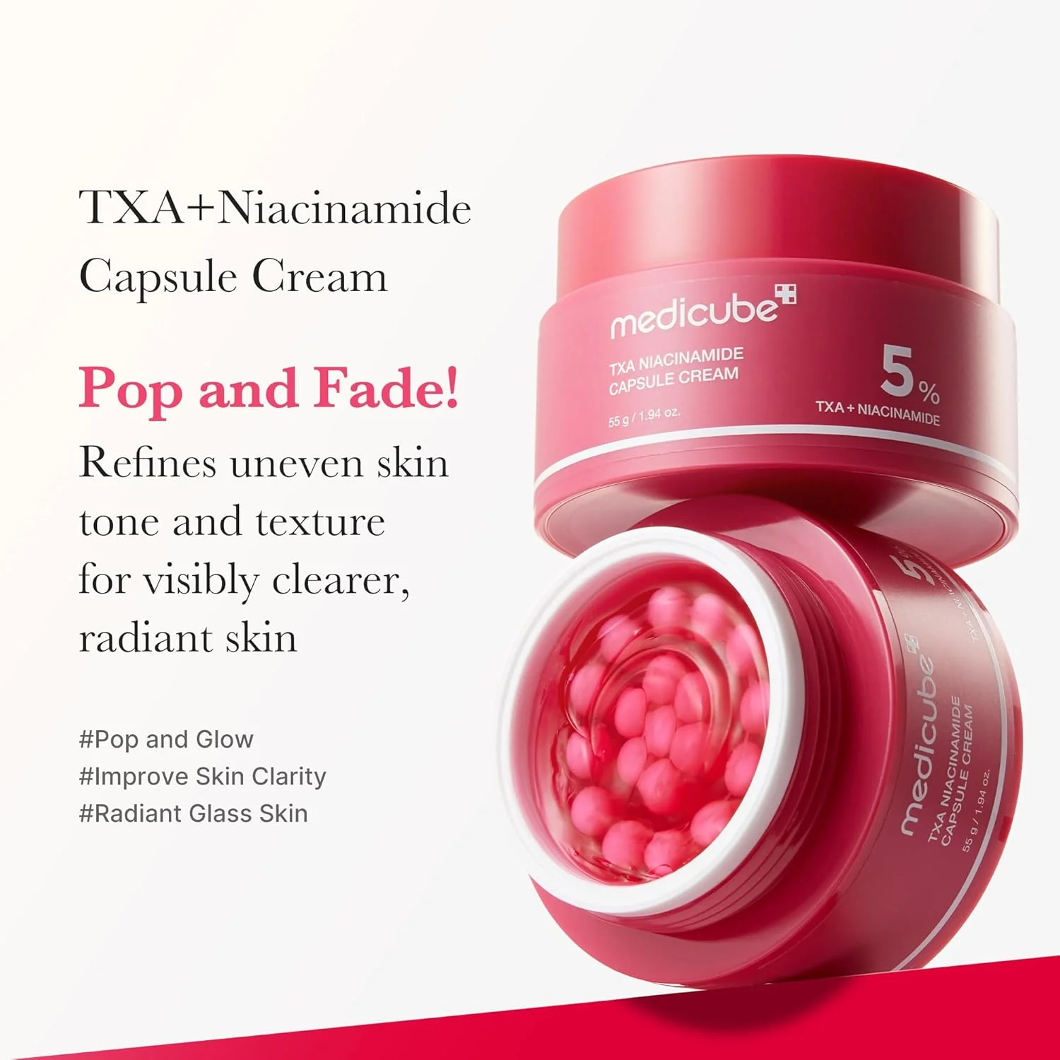 MEDICUBE TXA Niacinamide Capsule Cream 55g - Image 2