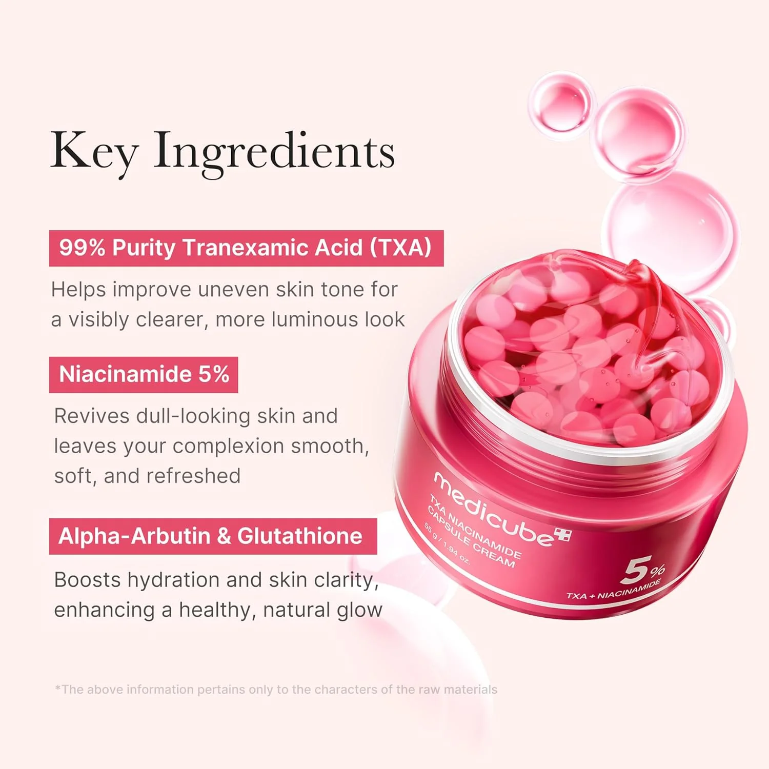 MEDICUBE TXA Niacinamide Capsule Cream 55g - Image 3