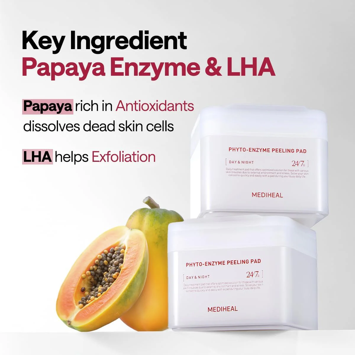 MEDIHEAL Phyto-enzyme Peeling Pad (90pads) - Image 3