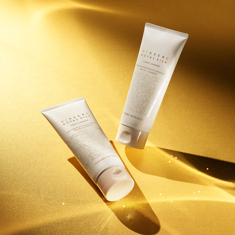 NATURE REPUBLIC Ginseng Royal Silk Foam Cleanser 150ml - Image 2