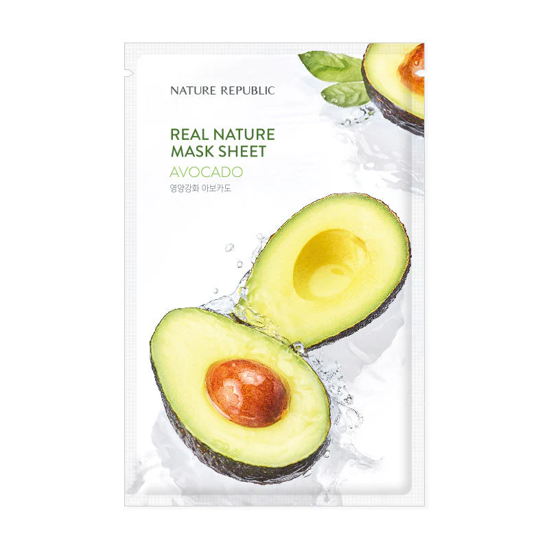 NATURE REPUBLIC Real Nature Avocado Mask Sheet (1ea)