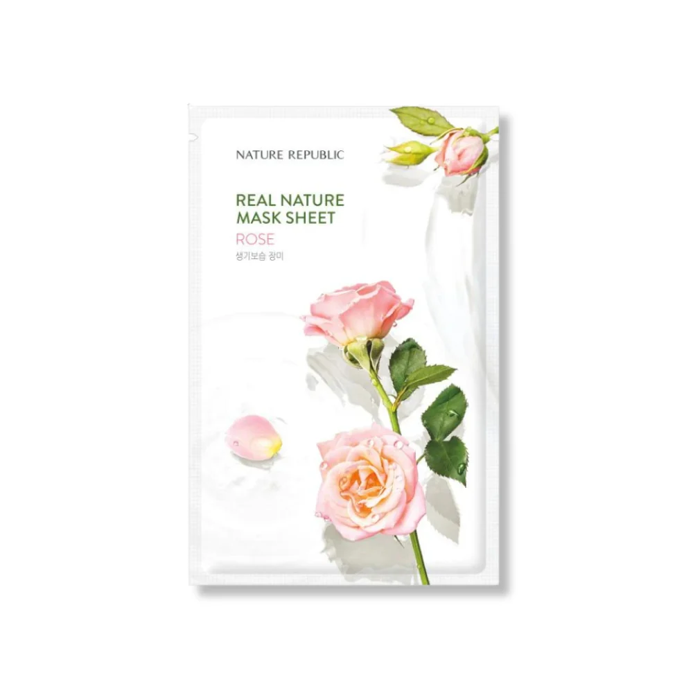 NATURE REPUBLIC Real Nature Rose Mask Sheet (1ea)