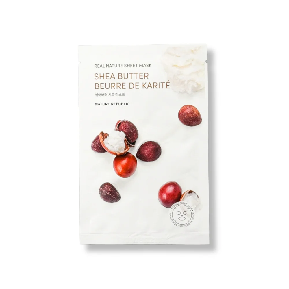 NATURE REPUBLIC Real Nature Shea Butter Mask Sheet (1ea)