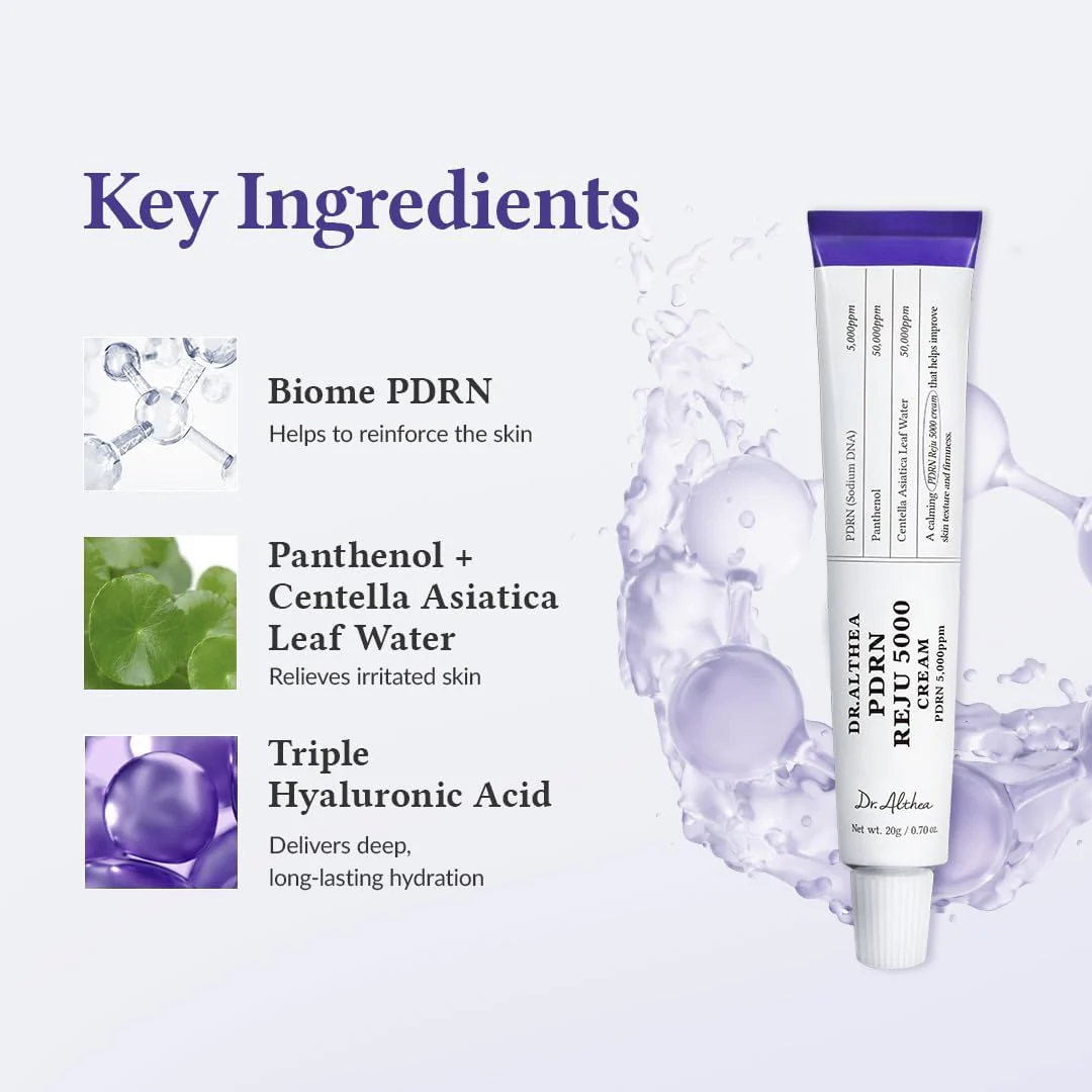 DR.ALTHEA PDRN Reju 5000 Cream (PDRN 5,000ppm) 20g - Image 5