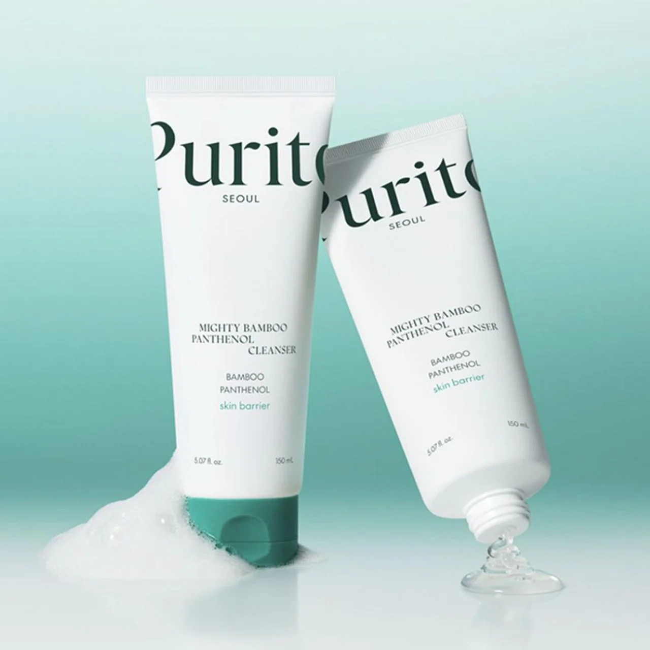 PURITO SEOUL Mighty Bamboo Panthenol Cleanser 150ml - Image 2
