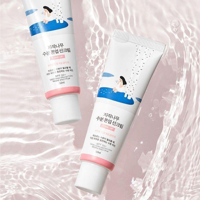 ROUND LAB Birch Moisture Tone-Up Sunscreen 50ml - Image 3
