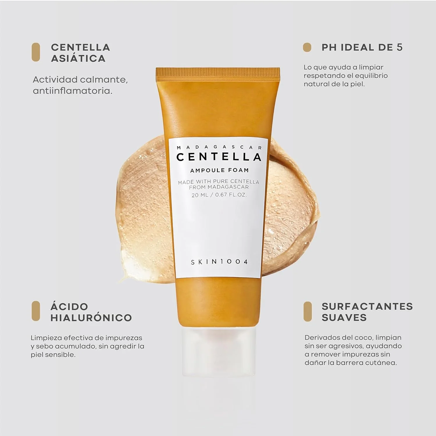 SKIN1004 Madagascar Centella Ampoule Foam 20ml - Image 6