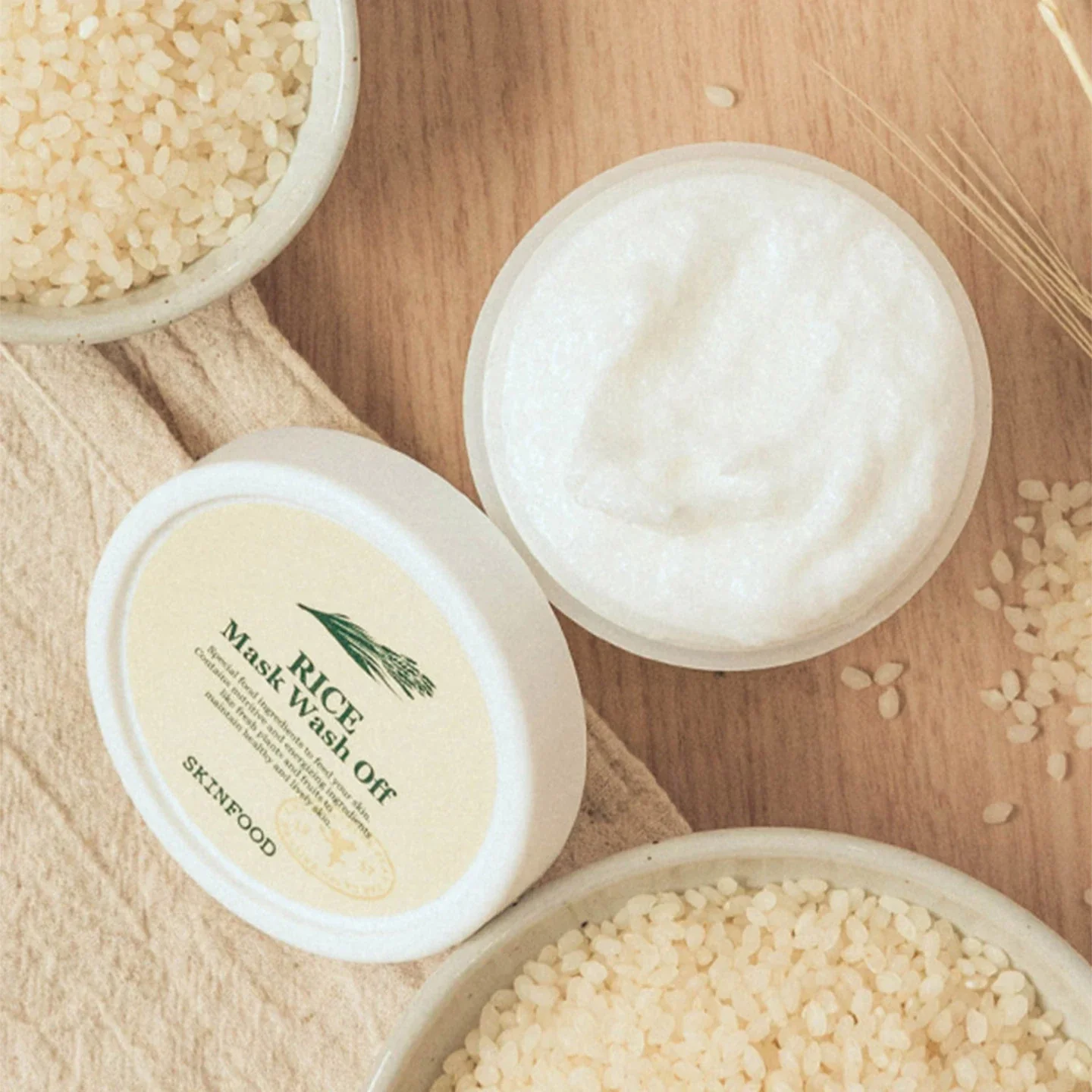 SKINFOOD Rice Mask Wash Off 120g - Image 2