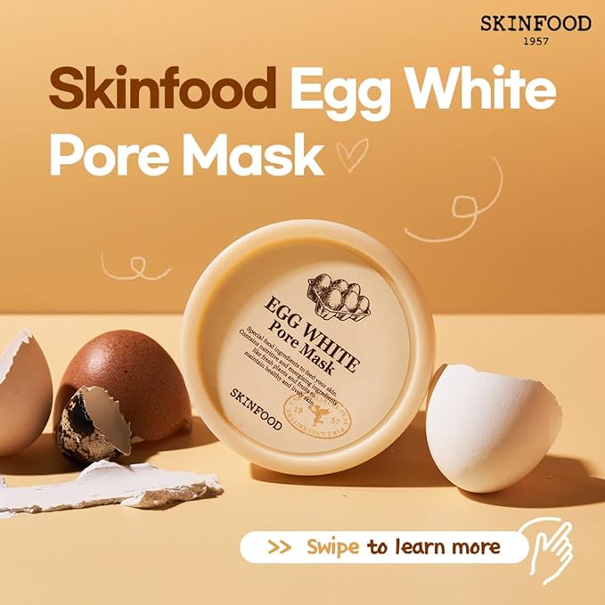 SKINFOOD Egg white pore Mask 120g - Image 3