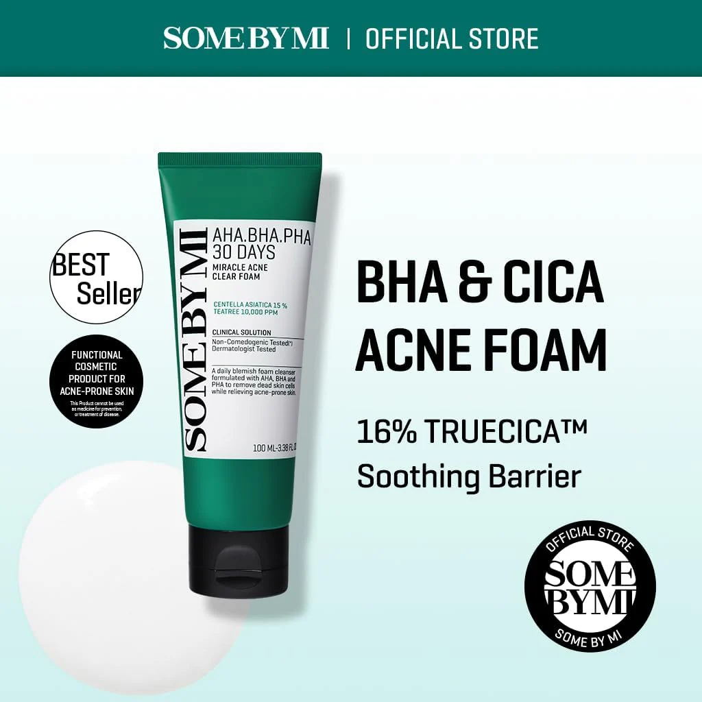 SOME BY MI AHA.BHA.PHA 30 Days Miracle Foam 100ml - Image 4