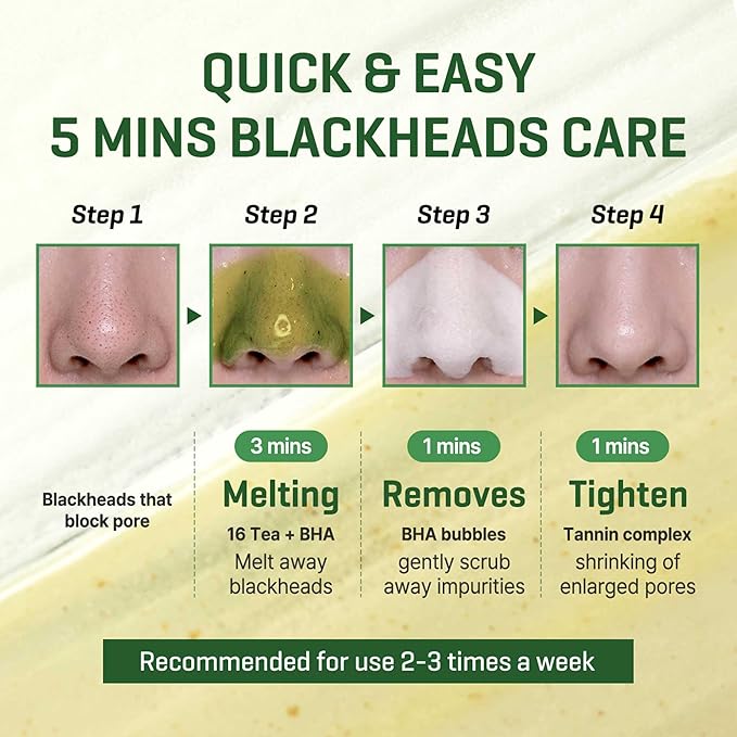 SOME BY MI Bye Bye Blackhead 30 Days Miracle Green Tea Tox Bubble Cleanser 120g - Image 5