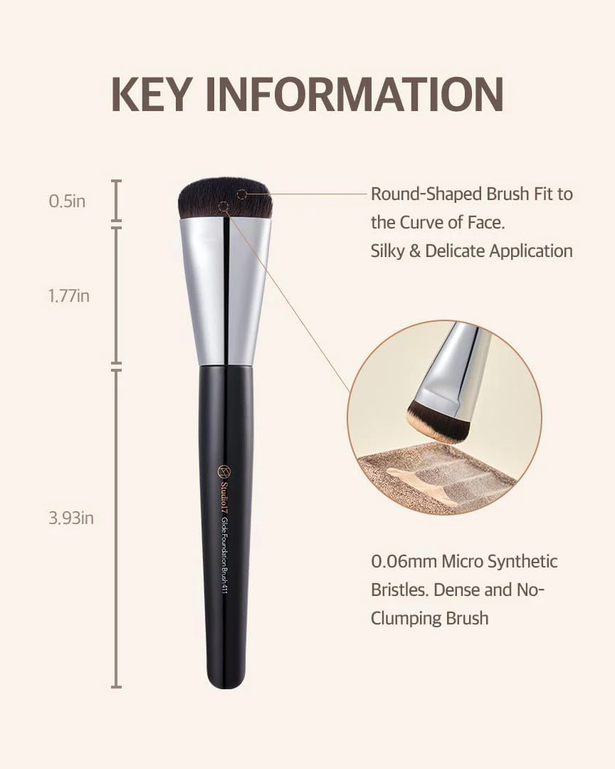 STUDIO 17 Foundation Brush 411 - Image 3