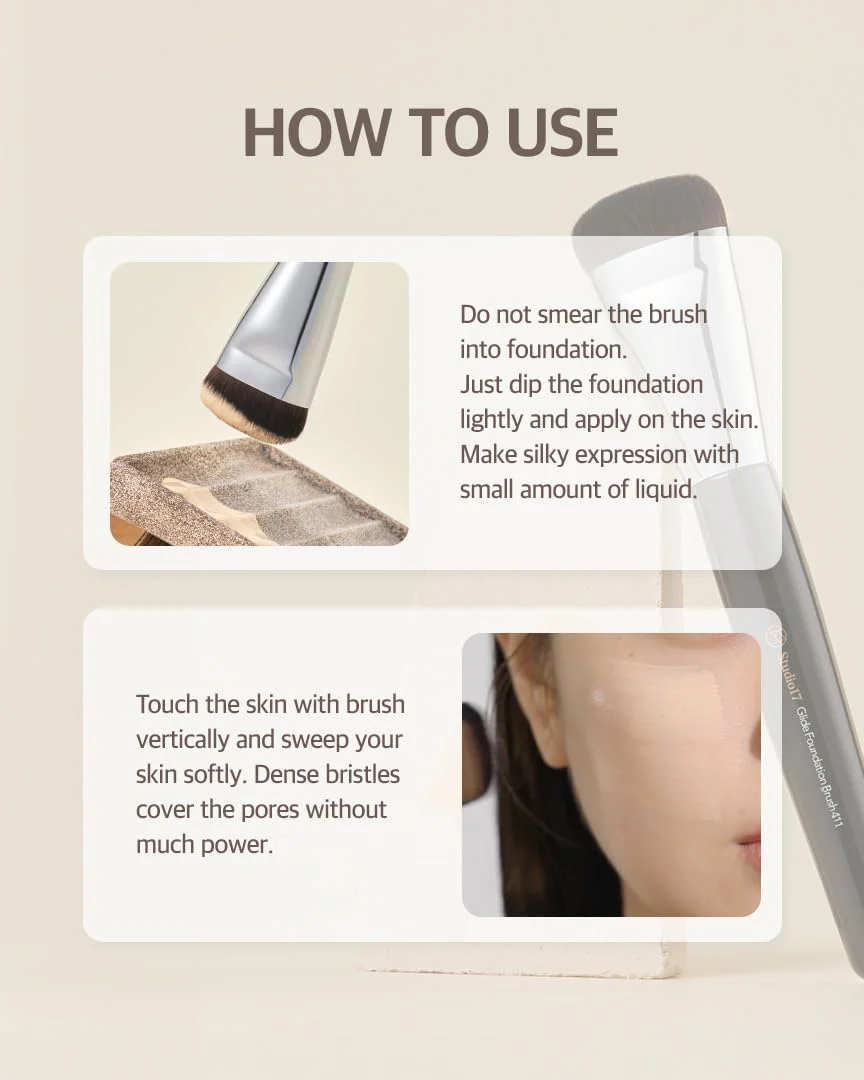 STUDIO 17 Foundation Brush 411 - Image 6
