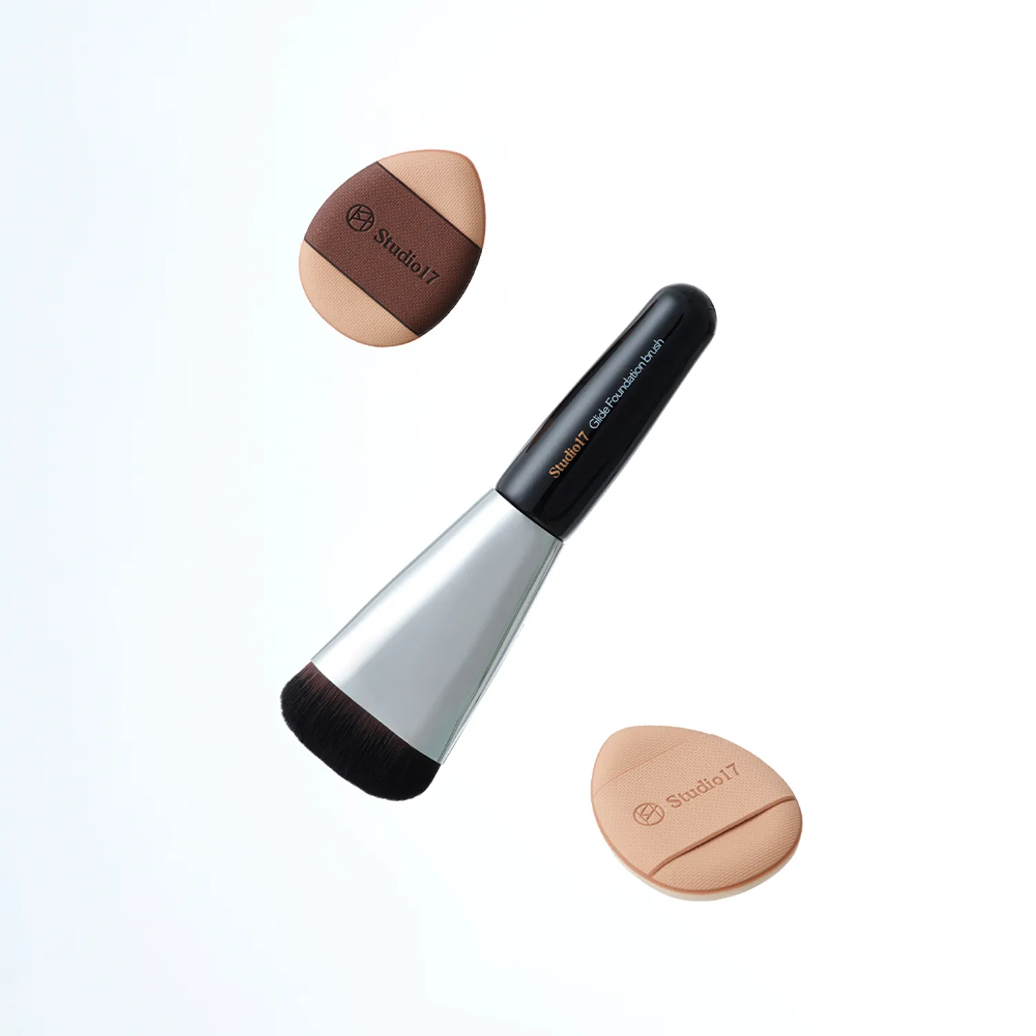 STUDIO 17 Skinfit Makeup Kit (Puff 4ea+Foundation Brush 1ea) - Image 4