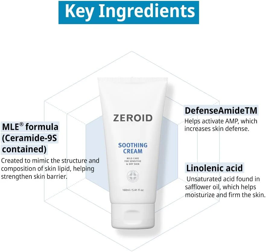 ZEROID Soothing Cream 80ml - Image 3